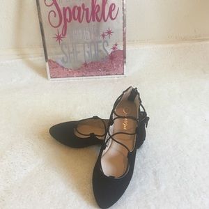NEW Cat & Jack Black Girl Shoes